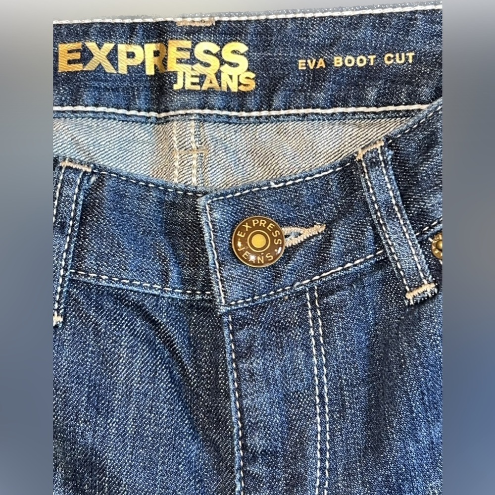 Express Jeans Eva Boot Cut Size 2 R - Picture 3 of 9